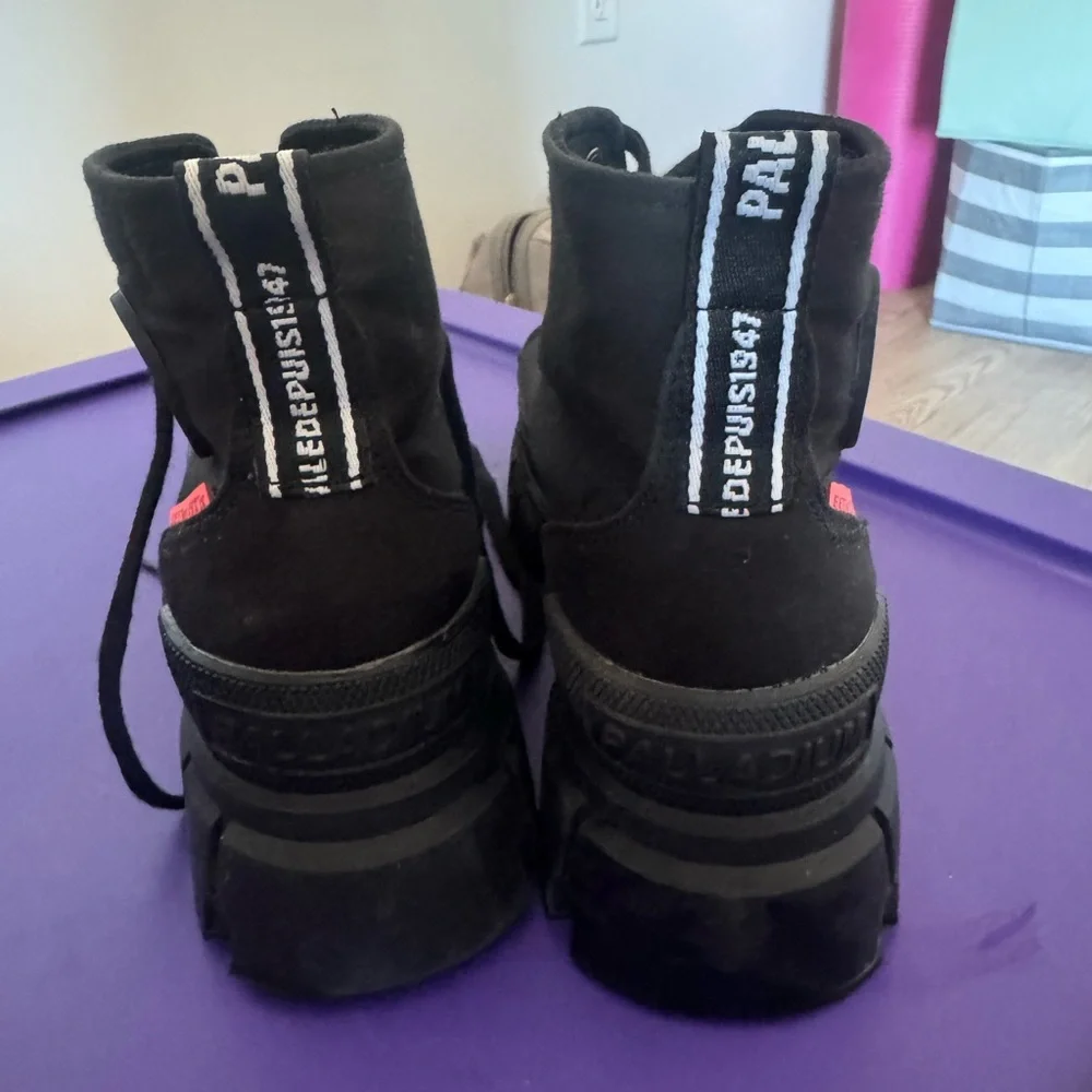 Palladium Black Combat Boots - Picture 4 of 5